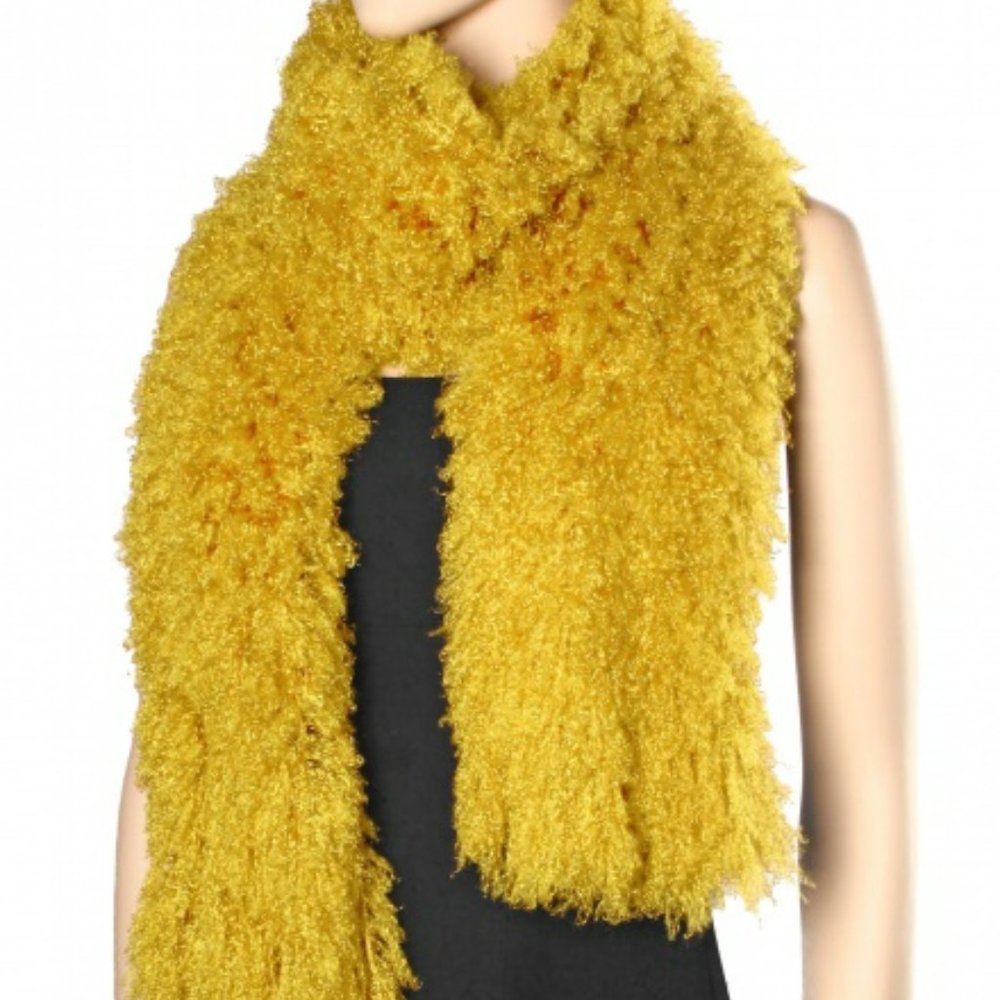 Lamb Faux Fur Muffler